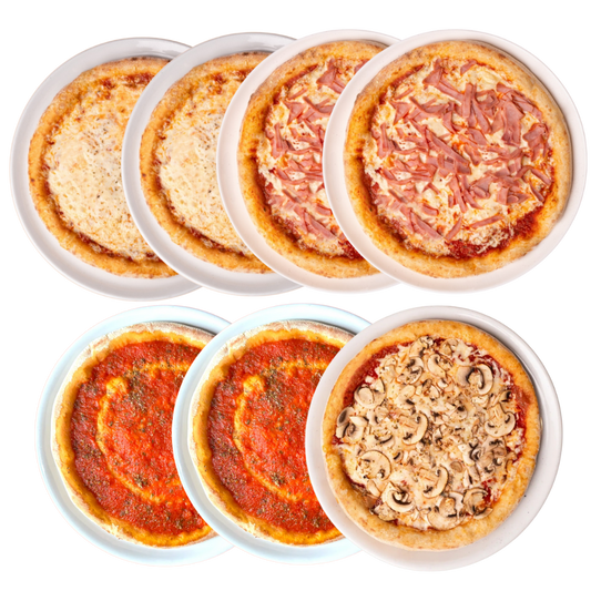 Diät-Sparpaket bis 975 kcal pro Pizza (7er, 10er, 14er Bundle)