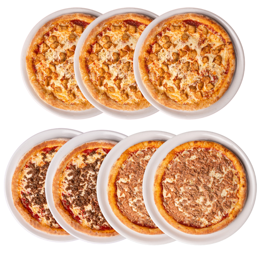 Muskelaufbau-Sparpaket bis 125 g Protein pro Pizza