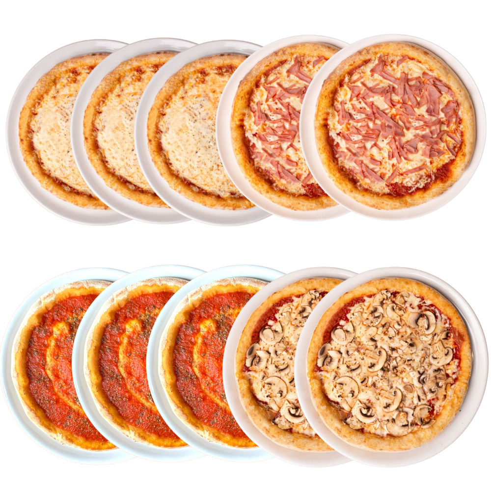 Diät-Sparpaket bis 975 kcal pro Pizza (7er, 10er, 14er Bundle)